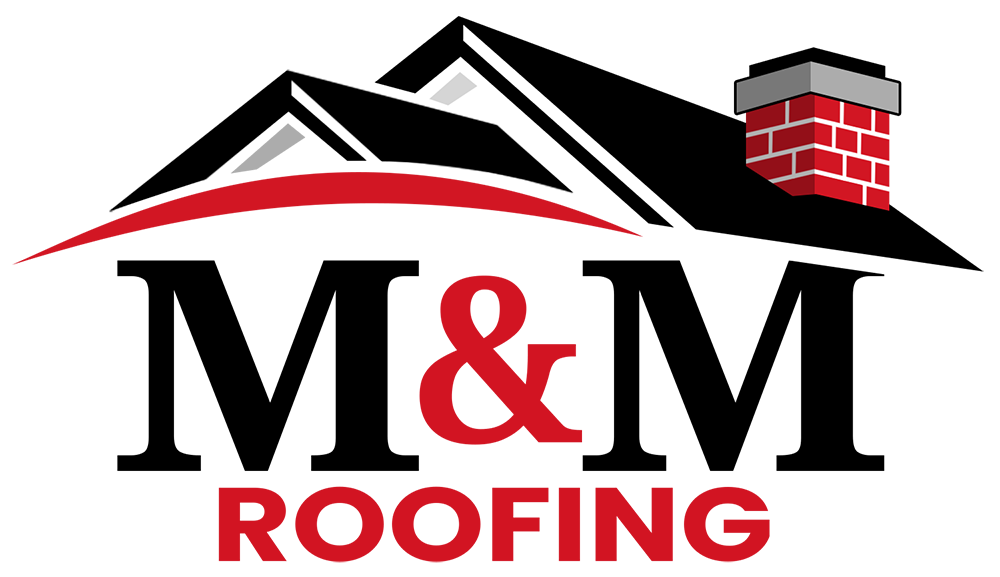 M&M Roofing black Logo