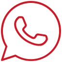 Red Whatsapp icon